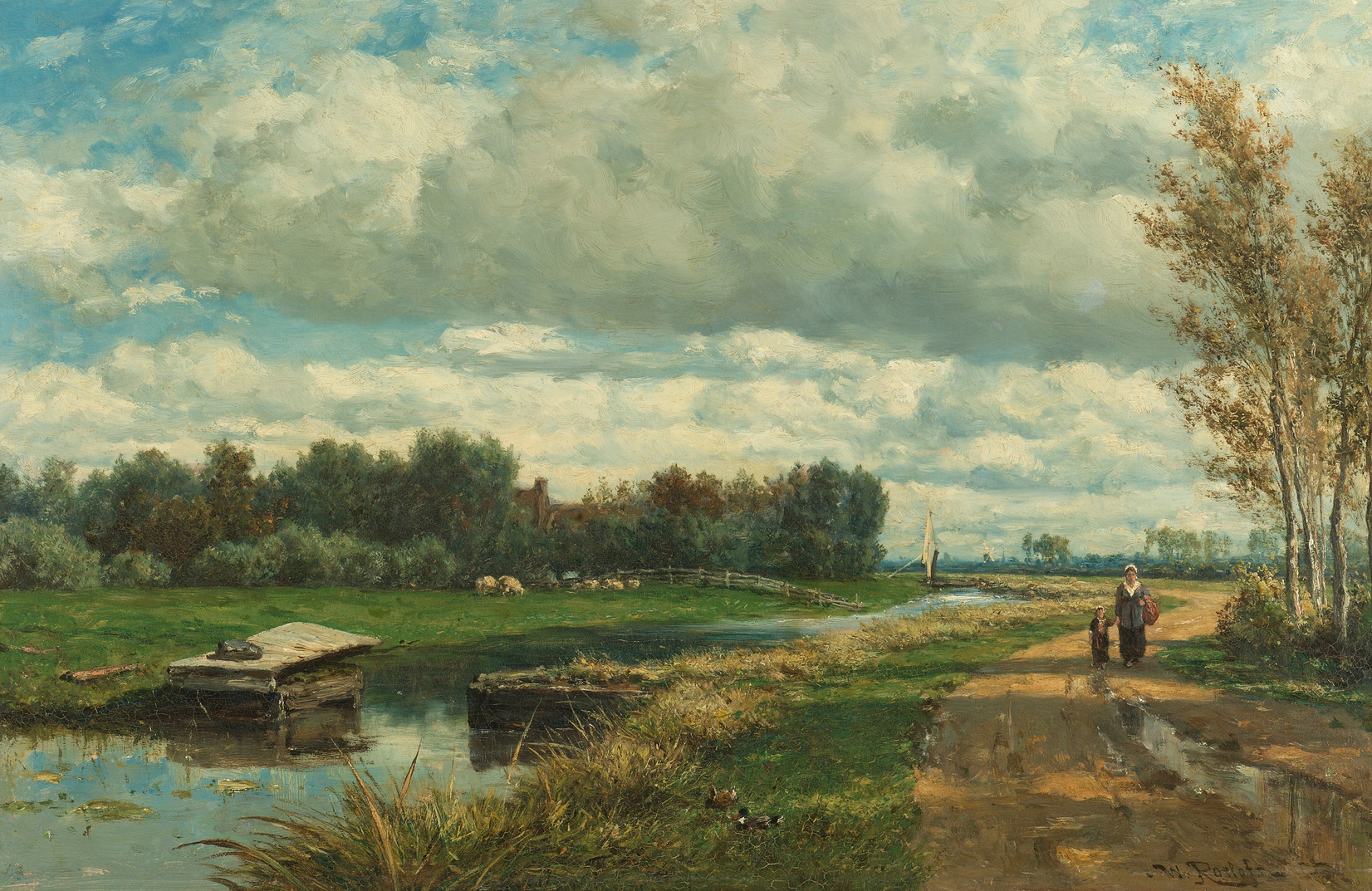 Landscape in the Environs of The Hague, Courtesy of Rijksmuseum, Europeana.